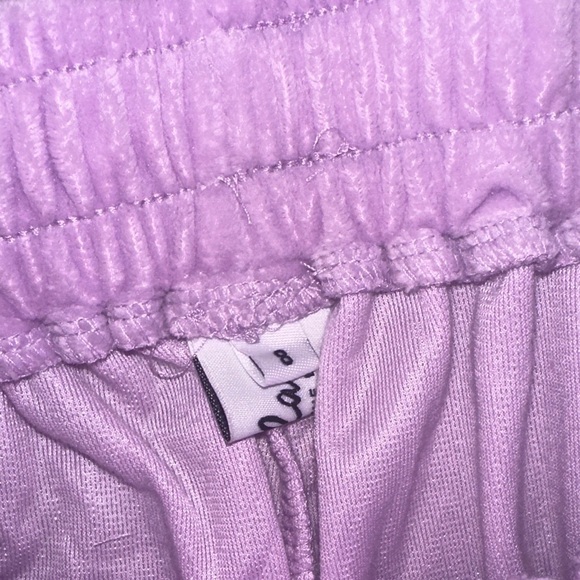 Girls Purple 3D Rainbow Daisy Velour Floral Floral Hoodie and Pants Set - Picture 4 of 7